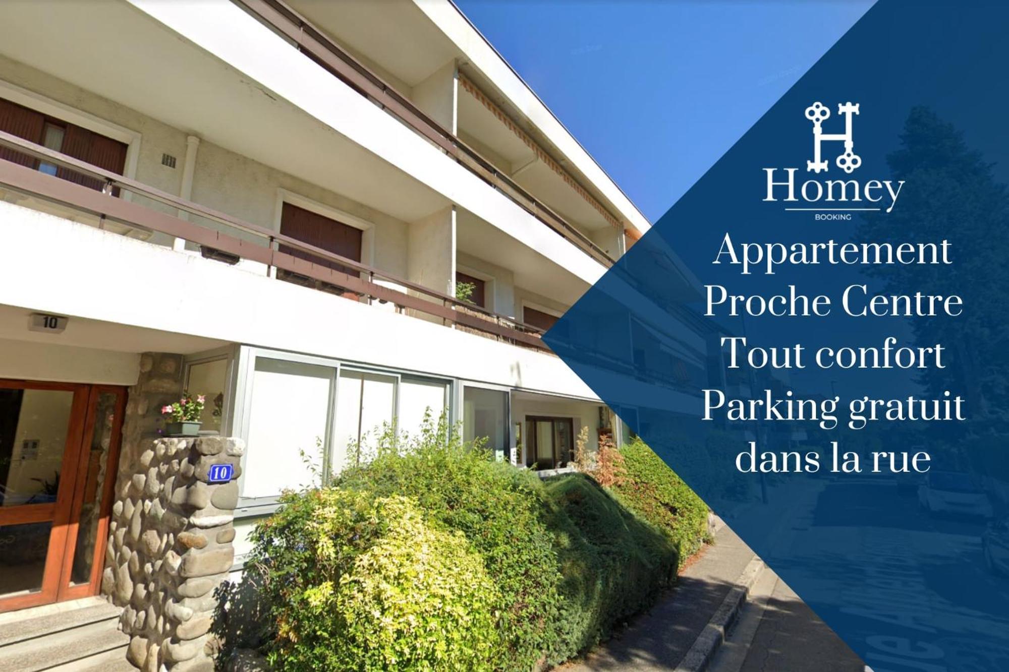 Homey Tidy - New / Proche Centre Annecy / Parking Gratuit / Logement Entierement Equipe 외부 사진