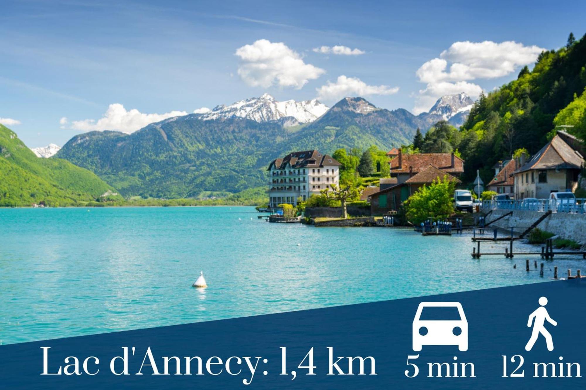 Homey Tidy - New / Proche Centre Annecy / Parking Gratuit / Logement Entierement Equipe 외부 사진